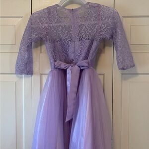 Elegant Purple Kids Dress